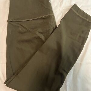 Lululemon Align high rise pants - sage green - gently used - no pilling.